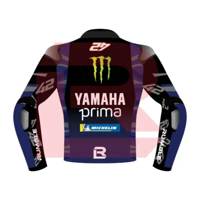 Álex Rins Monster Energy Yamaha MotoGP Team MotoGP 2025 Jacket Back Image