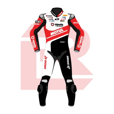 Axel Bassani Bimota by Kawasaki Racing Team WSBK 2025 Suit Front Image