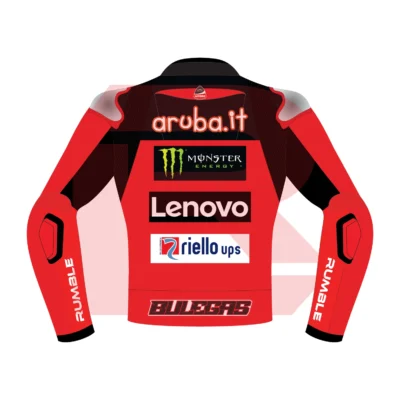 Nicolò Bulega Aruba.it Racing - Ducati WSBK 2025 Jacket Back Image