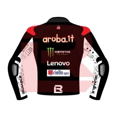 Álvaro Bautista Winter Test Aruba.it Racing – Ducati WSBK 2025 Jacket Back Image