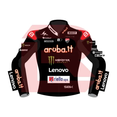 Álvaro Bautista Winter Test Aruba.it Racing – Ducati WSBK 2025 Jacket Front Image