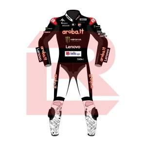 Álvaro Bautista Winter Test Aruba.it Racing – Ducati WSBK 2025 Suit Front Image