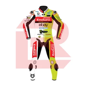 Fabio Di Giannantonio Pertamina Enduro VR46 Racing Team MotoGP 2025 Suit Front Image