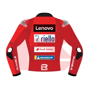 Francesco Bagnaia Ducati Lenovo Team MotoGP 2025 Jacket Back Image