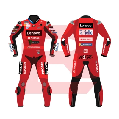 Francesco Bagnaia Ducati Lenovo Team MotoGP 2025 Suit Main Image