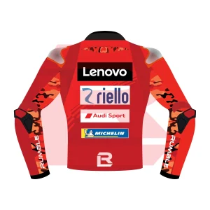 Francesco Bagnaia Ducati Lenovo Team MotoGP Dutch 2025 Jacket Back Image