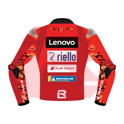 Francesco Bagnaia Ducati Lenovo Team MotoGP Dutch 2025 Jacket Back Image