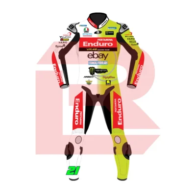 Franco Morbidelli Pertamina Enduro VR46 Racing Team MotoGP 2025 Suit Front Image