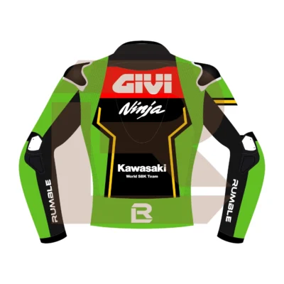 Garrett Gerloff Kawasaki WorldSBK Team WSBK 2025 Jacket Back Image