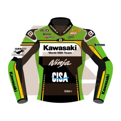 Garrett Gerloff Kawasaki WorldSBK Team WSBK 2025 Jacket Front Image