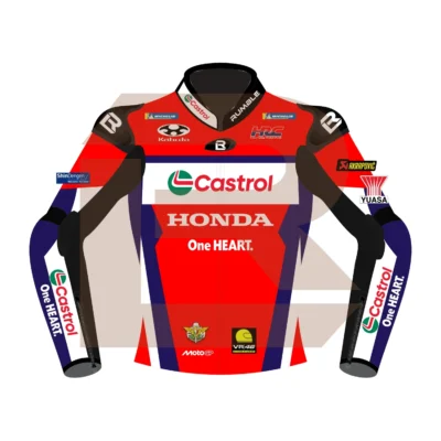Joan Mir Honda HRC Castrol MotoGP 2025 Jacket Front Image