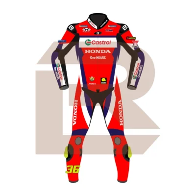 Joan Mir Honda HRC Castrol MotoGP 2025 Suit Front Image