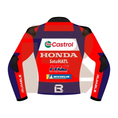 Luca Marini Honda HRC Castrol MotoGP 2025 Jacket Back Image