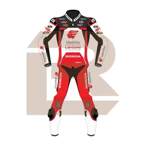 Somkiat Chantra Idemitsu Honda LCR MotoGP 2025 Suit Front Image