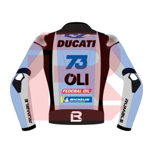 Álex Márquez BK8 Gresini Racing MotoGP 2025 Jacket Back Image