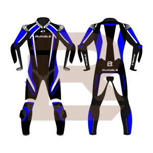 Blue Motorcycle Racing Suit - Rumble Edition 2749 Main Image