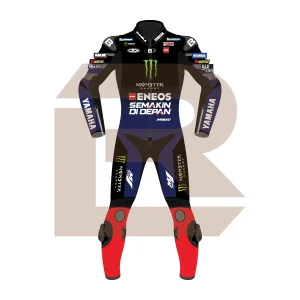 Fabio Quartararo Monster Energy Yamaha MotoGP 2025 Suit Front Image