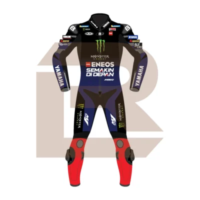 Fabio Quartararo Monster Energy Yamaha MotoGP 2025 Suit Front Image