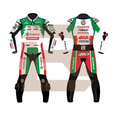 Johann Zarco Castrol Honda LCR MotoGP 2025 Suit Main Image