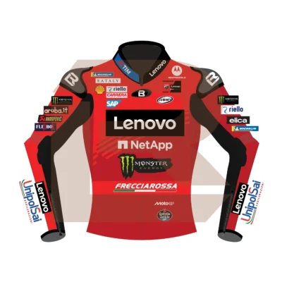 Marc Márquez Ducati Lenovo Team MotoGP 2025 Jacket Front Image