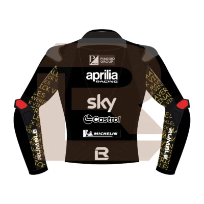 Maverick Viñales Winter Test Aprilia Racing MotoGP 2024 Jacket Back Image