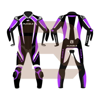 Purple Motorcycle Racing Suit - Rumble Edition 2749 Main Image