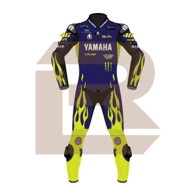 Valentino Rossi Yamaha WSBK Portimão, Portugal 2024 Suit Front Image