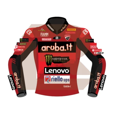 Álvaro Bautista Aruba.it Racing Ducati WSBK 2024 Jacket Front Image