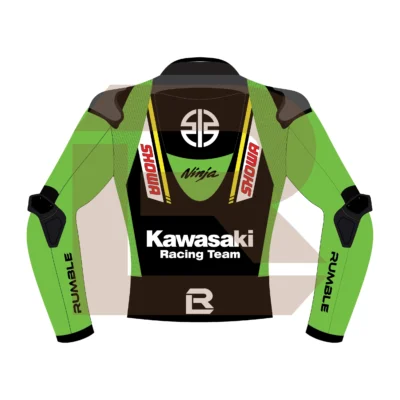 Axel Bassani Kawasaki Racing Team WSBK 2024 Jacket Back Image