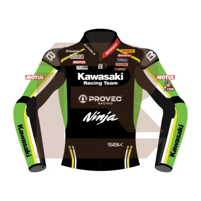 Axel Bassani Kawasaki Racing Team WSBK 2024 Jacket Front Image