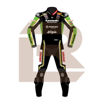 Axel Bassani Kawasaki Racing Team WSBK 2024 Suit Front Image