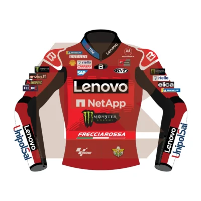 Enea Bastianini Ducati Lenovo Team MotoGP 2024 Jacket Front Image