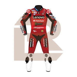 Enea Bastianini Ducati Lenovo Team MotoGP 2024 Suit Front Image