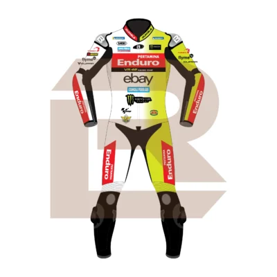 Fabio Di Giannantonio Pertamina Enduro VR46 Racing Team MotoGP 2024 Suit Front Image