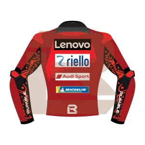 Francesco Bagnaia Ducati Lenovo Team MotoGP 2024 Jacket Back Image