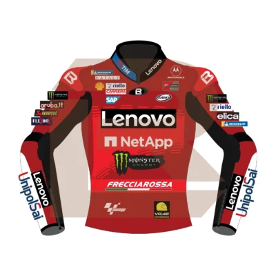 Francesco Bagnaia Ducati Lenovo Team MotoGP 2024 Jacket Front Image