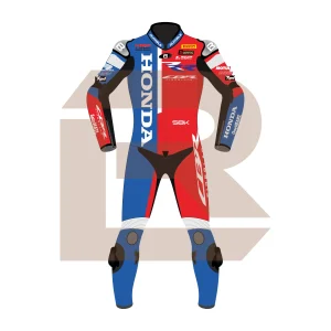 Iker Lecuona Team HRC WSBK 2024 Suit Front Image