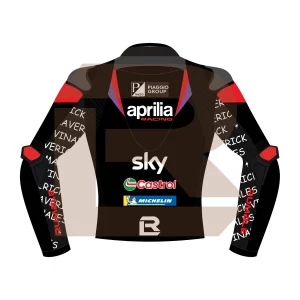 Maverick Viñales Aprilia Racing MotoGP 2024 Jacket Back Image