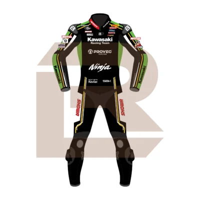 Alex Lowes Kawasaki Racing Team WSBK 2024 Suit Front Image