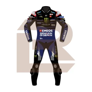 Álex Rins Monster Energy Yamaha MotoGP 2024 Suit Front Image