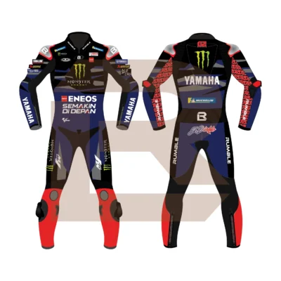 Fabio Quartararo Monster Energy Yamaha MotoGP 2024 Suit Main Image