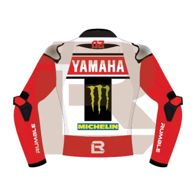 Fabio Quartararo Monster Energy Yamaha MotoGP 75 British 2024 Jacket Back Image