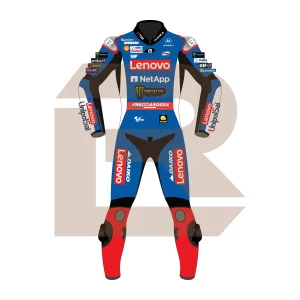 Francesco Bagnaia Ducati Lenovo Team MotoGP Italia 2024 Suit Front Image