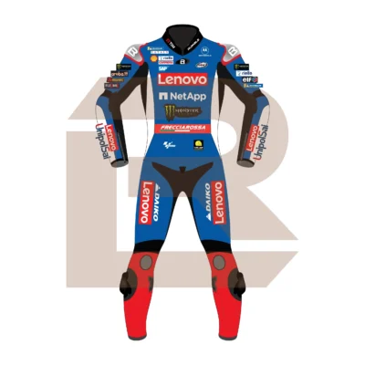 Francesco Bagnaia Ducati Lenovo Team MotoGP Italia 2024 Suit Front Image