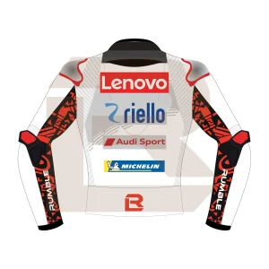 Francesco Bagnaia Winter Test Ducati Lenovo Team MotoGP 2025 Jacket Back Image