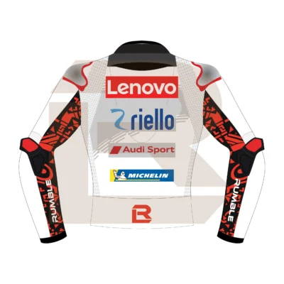 Francesco Bagnaia Winter Test Ducati Lenovo Team MotoGP 2025 Jacket Back Image