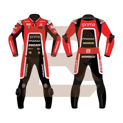 Franco Morbidelli Prima Pramac Racing MotoGP 75 British 2024 Suit Main Image