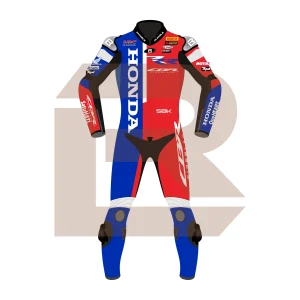 Iker Lecuona Honda HRC WSBK 2025 Suit Front Image