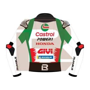 Johann Zarco Castrol Honda LCR MotoGP 2024 Jacket Back Image