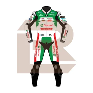 Johann Zarco Castrol Honda LCR MotoGP 2024 Suit Front Image